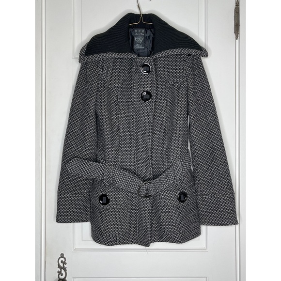 Wool Poly blend Peacoat - Picture 4 of 14